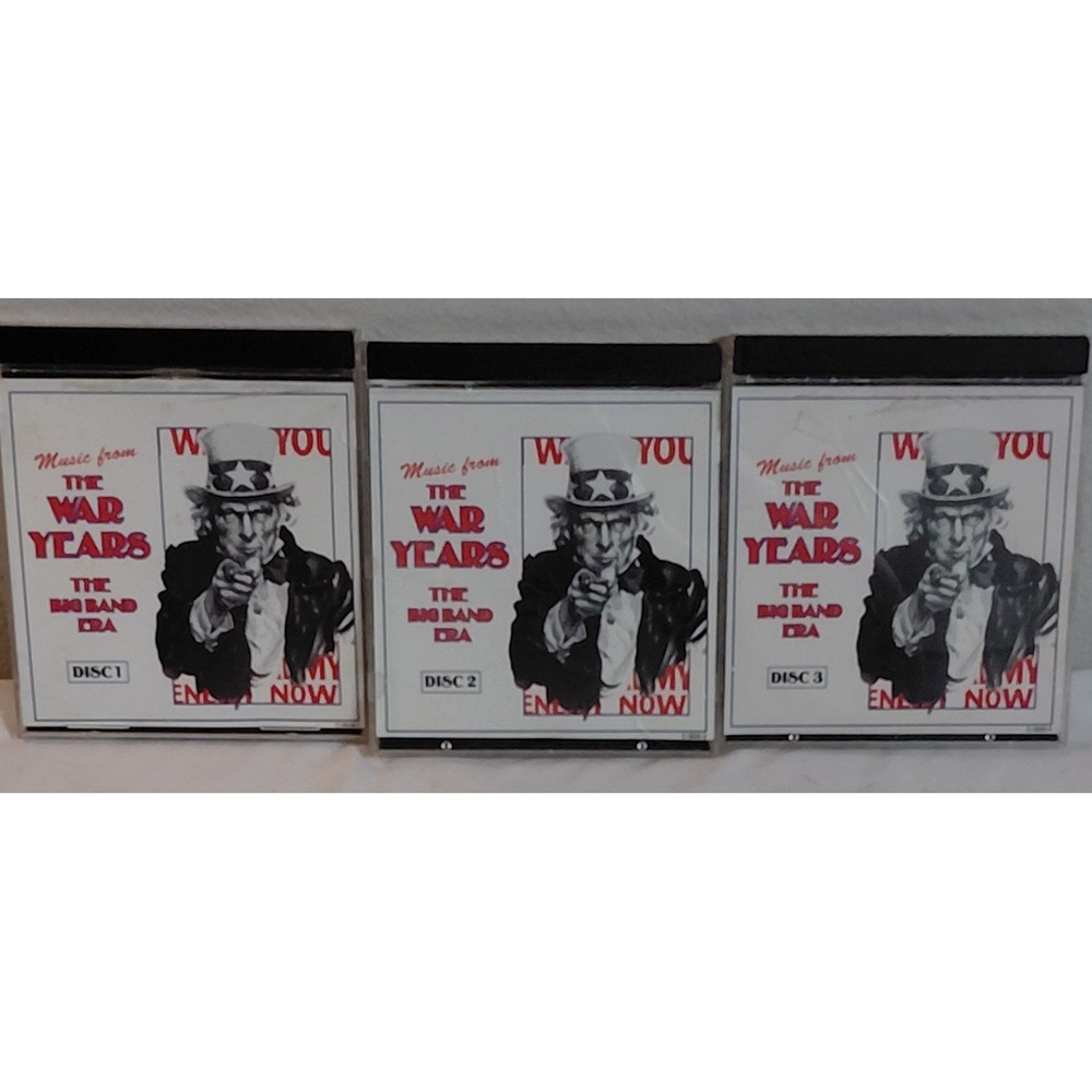 Music From The War Years The Big Band Era 3 CD Set Glenn Miller Benny Goodman